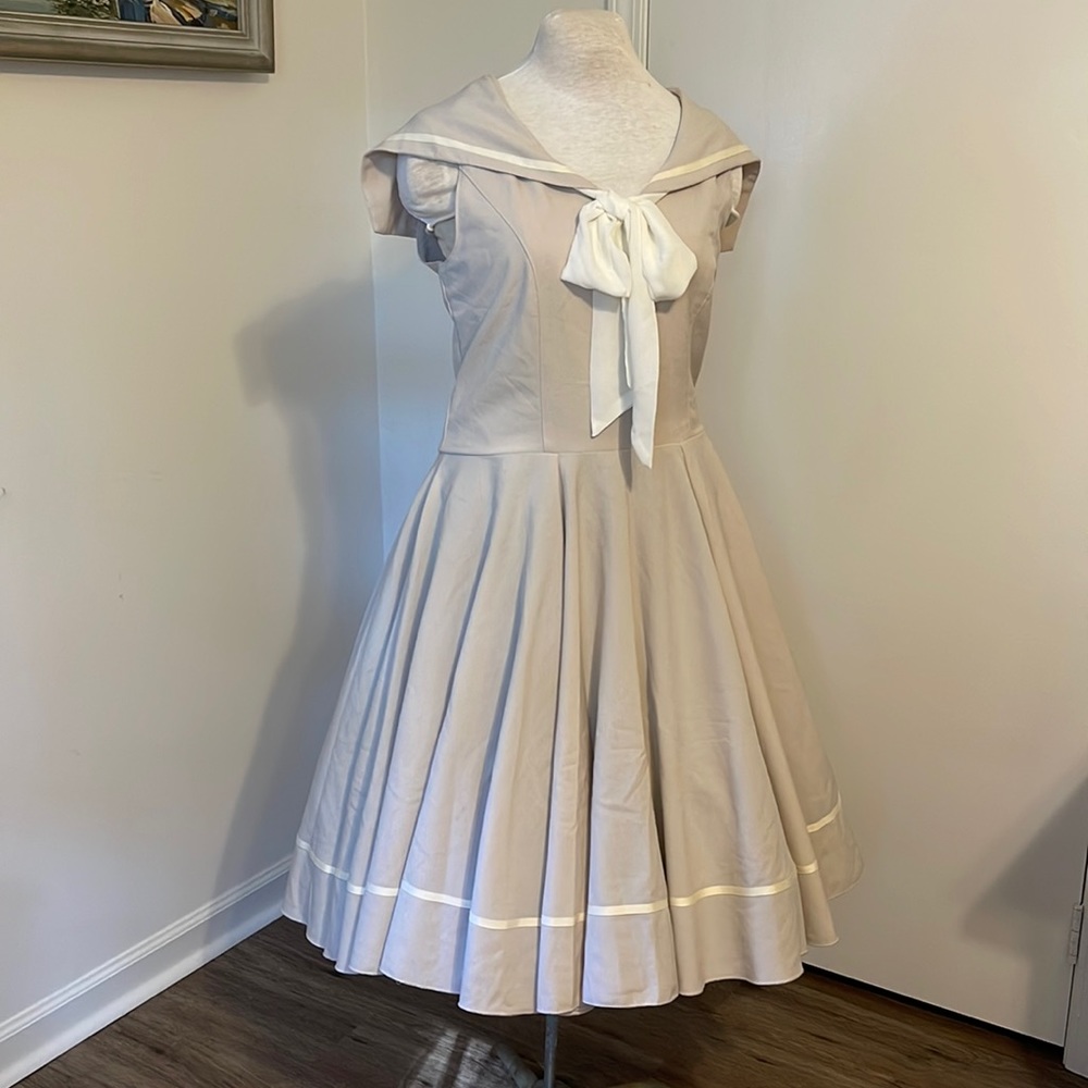 ModCloth Rock Steady dress, nautical, 2X.